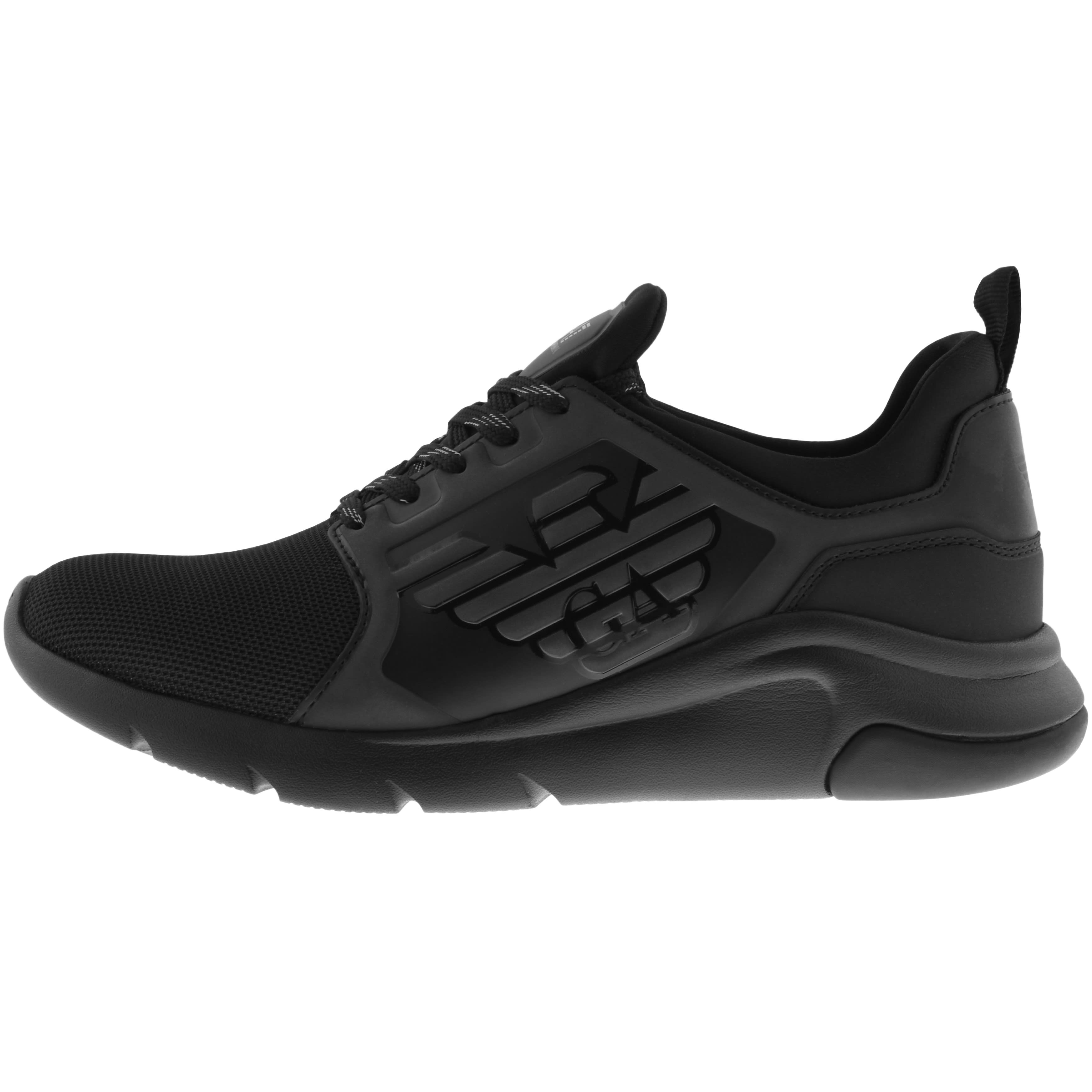 Alternative Image for ProductEA7 Emporio Armani Logo Trainers Black1
